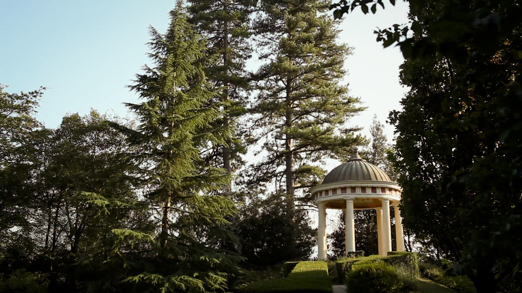 Il grande parco della villa de probizer Giardino Villa disegno